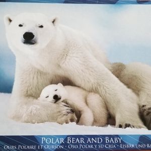Polar Bear & Baby 1000-Piece Puzzle
